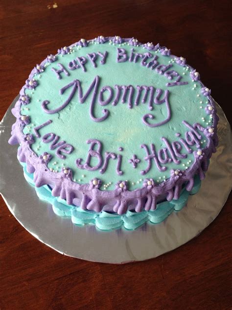 Blue Purple Buttercream Cake Valentina