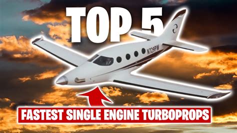 Top 5 Fastest Single Engine Turboprop Aircraft 2022 Pilatus PC12 NGX