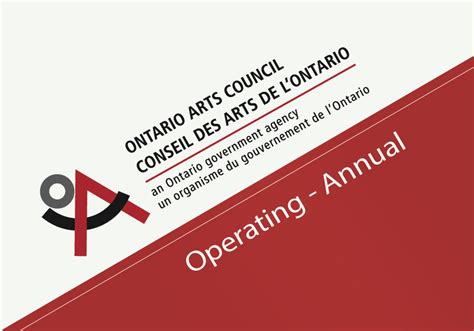 Annual Funding From Ontario Arts Council Artspond