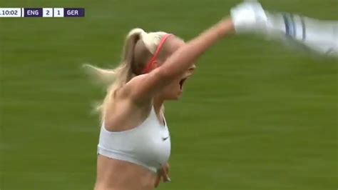 English Soccer Player Goes Brandi Chastain With Topless Celebration