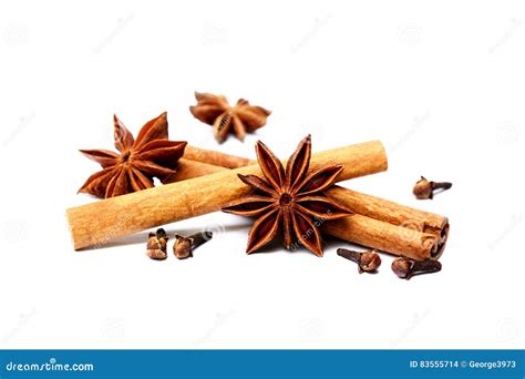 Aromatic Star Anise Cloves And Cinnamon Stock Photo Image Of Dried