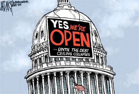 Us Debt Ceiling Editorial Cartoon
