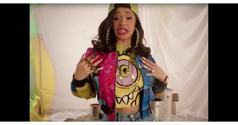 Cardi Bs Nails In Finesse Cardi Bs Sexy Music Video Nails