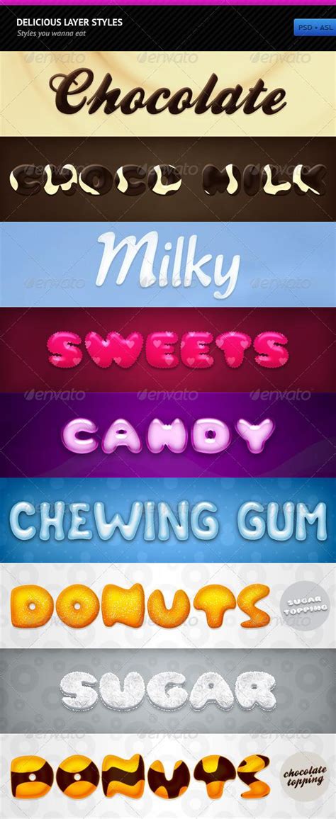 Candy Style Photoshop Collection Psddude