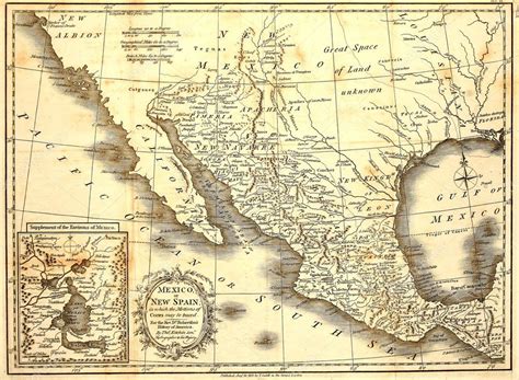 Mapa Antiguo De México 2023
