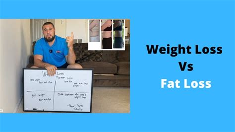 Difference Between Weight Loss Vs Fat Loss Youtube