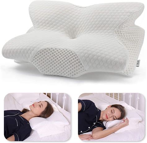 Coisum Back Sleeper Cervical Pillow Memory Foam Pillow For Neck And