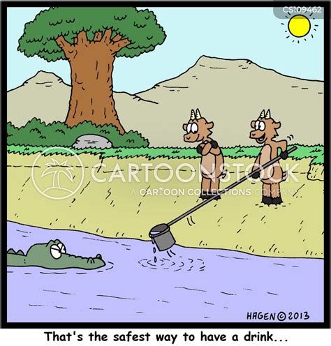 Watering Holes Cartoons And Comics Funny Pictures From CartoonStock