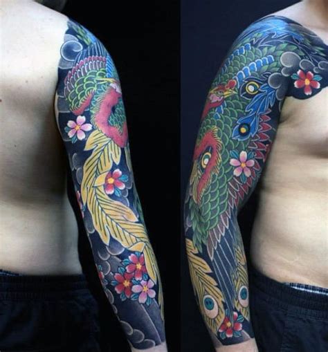 Word tattoo designstattoo script fontsunique tattoo le. 50 Japanese Phoenix Tattoo Designs For Men - Mythical Ink ...