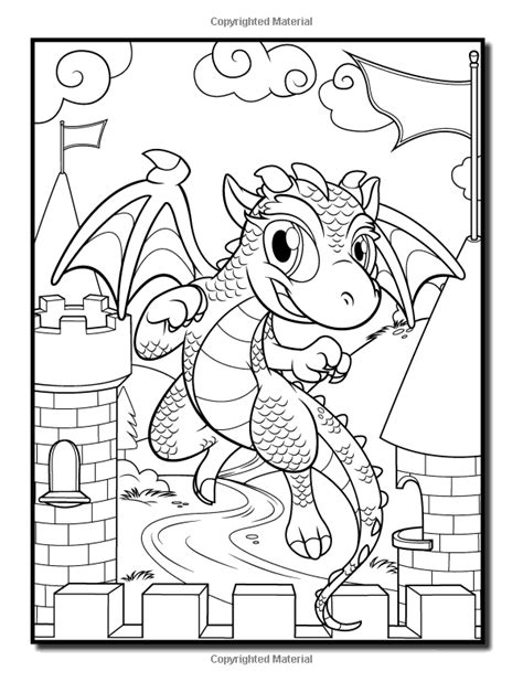Here, we have presented some nature. Amazon.com: Baby Dragons: An Adult Coloring Book with Fun ...