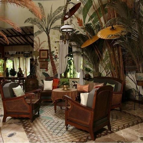 Best Ideas Of Tropical Wall Mural For Summer 02 Tropical Interior