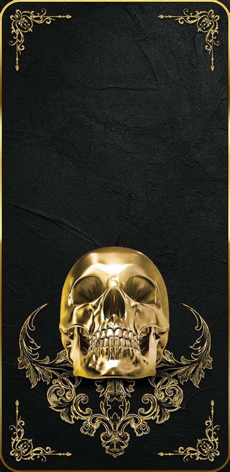 Golden Skull Wallpapers Top Free Golden Skull Backgrounds