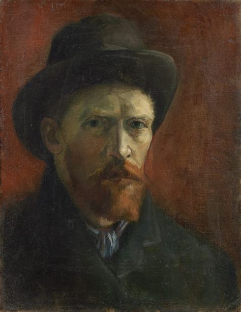 Vincent Van Gogh Self Portrait With Felt Hat Van Gogh Museum