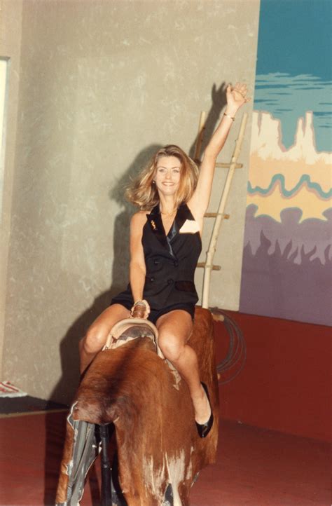 Florida Memory Woman Riding A Mechanical Bull