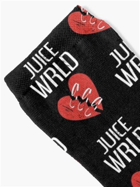 Juice Wrld Socks Juice Wrld Broken Heart Socks Juice Wrld Store
