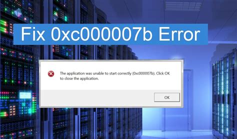 Repair The Application Was Unable To Start Correctly Xc B Error