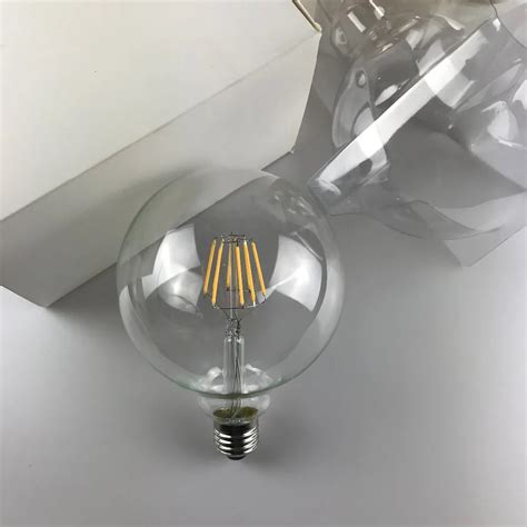 E26 E27 Dimmable Filament Edison Led Bulb G95 Warm White 4w 6w 8w 110v