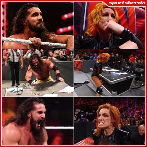 sportskeeda wrestling on twitter seth rollins ️ wrestlemania becky lynch ️ mitb wwe wweraw