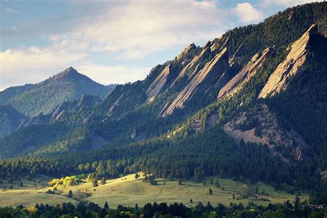 Boulder Colorado Flatirons In Fall By Beklaus