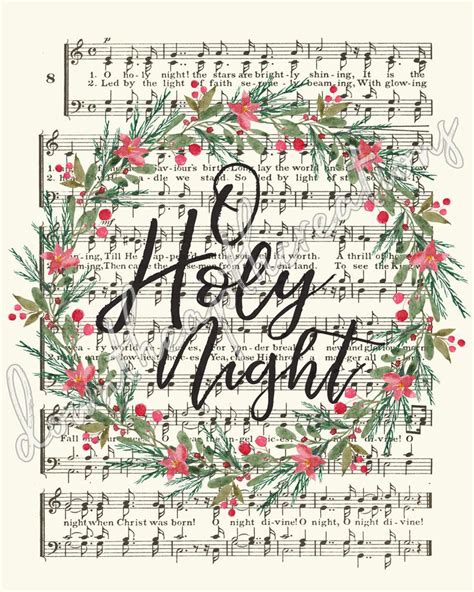 Printable O Holy Night Sheet Music