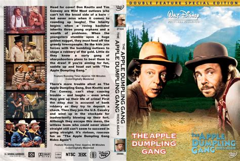 The Apple Dumpling Gang Double Feature Dvd Cover 19751979 R1 Custom