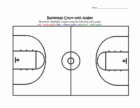 Basketball Court Templates