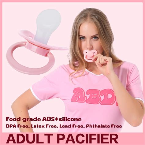 30 Colors Abdl Adult Baby Pacifier Feeding Big Size Teat Dummy In Bulk