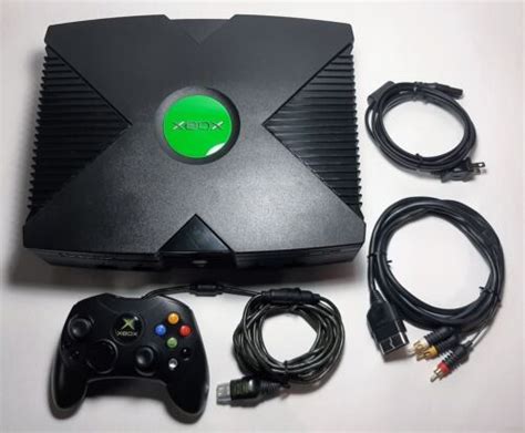 Original Xbox Black Console W Oem Controller Fully Refurbished