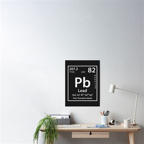 Lead Element Poster By Cerebrands Redbubble