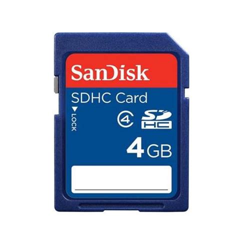 Sdsdb 004g A46 B2 Sandisk 4gb Class 4 Secure Digital High Capacity