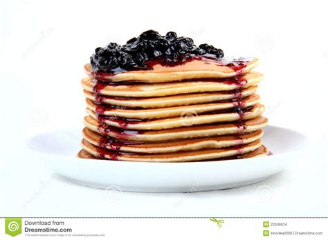 Blueberry Pancakes Stock Images Image 22536634
