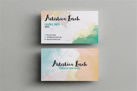 Artistic Business Card By Made By Arslan On Creativemarket Business