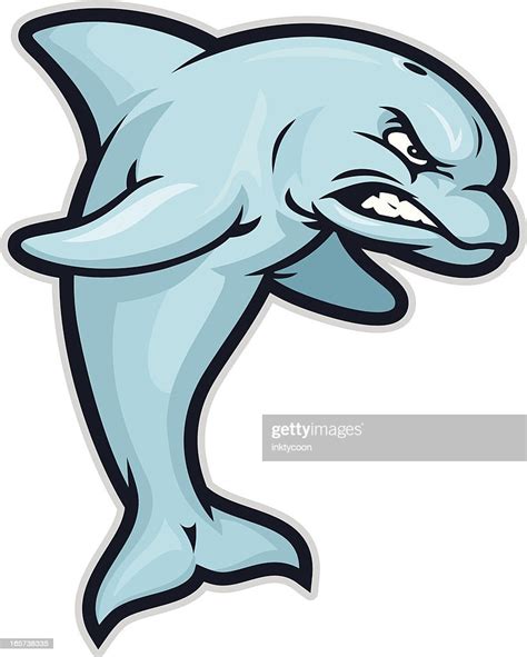 Aggressive Dolphin Mascot High Res Vector Graphic Getty Images