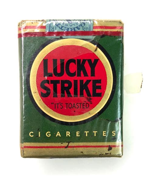 Battlefront Collectibles 1940s Green Lucky Strike Cigarettes