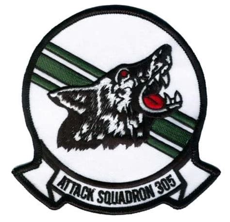 Va 305 Lobos Squadron Patch Sew On Squadron Nostalgia Llc