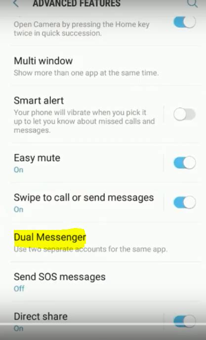 Install And Run Multiple Messaging Apps In Samsung Mobiles Without Any Apps