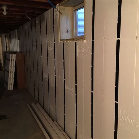 Basement Renovation In The Works With Insofast Diy Insulation Panels