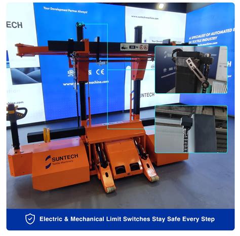 Electric Warp Beam Lift Trolley With Harness Mounting Device