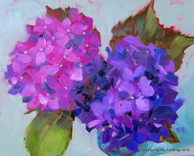 Sandy Graeser Haynes Paintings Dorothy S Hydrangeas Painting 48