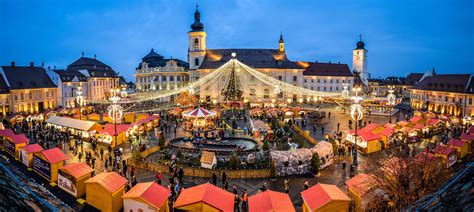 Christmas Market In Sibiu Romania Christmas Market Christmas In