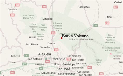 Barva Volcano Mountain Information