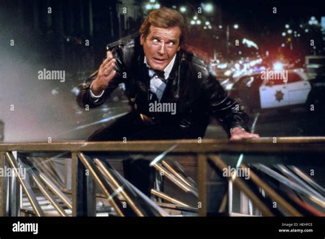 A View To A Kill Roger Moore 1985 Stock Photos And A View To A Kill Roger