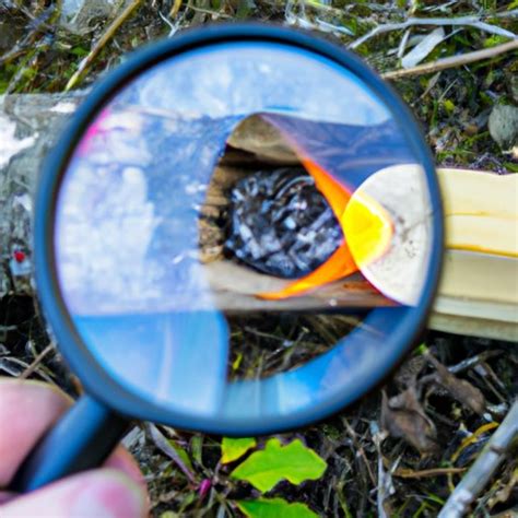Starting A Fire With A Magnifying Glass A Step By Step Guide The Enlightened Mindset
