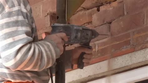 How To Install Concrete Lintel Part 1 Removing Bricks Youtube