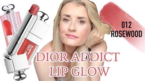 Dior Addict Lip Glow Balm And Lip Glow Oil In Rosewood 012 Shorts
