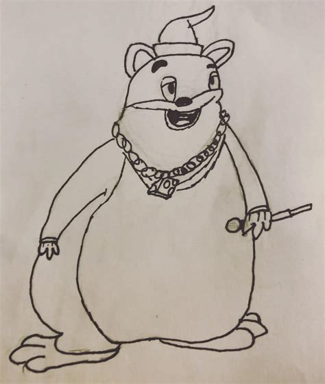 I Drew This Its A Fusion Of Big Chungus And Biggie Cheese Rdank