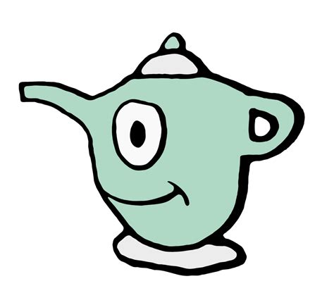 Teapot Cartoon Character Teapot Character Clipart Cartoons