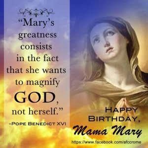 Mama Mary Birthday September Kimiko Mata