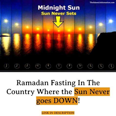 Fasting Where Sun Never Goes Down Country Ramadan Islamic Quotes Social Media Islam