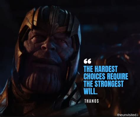 1 The Unvisited Quotes Thanos Marvel Infinity War Avengers